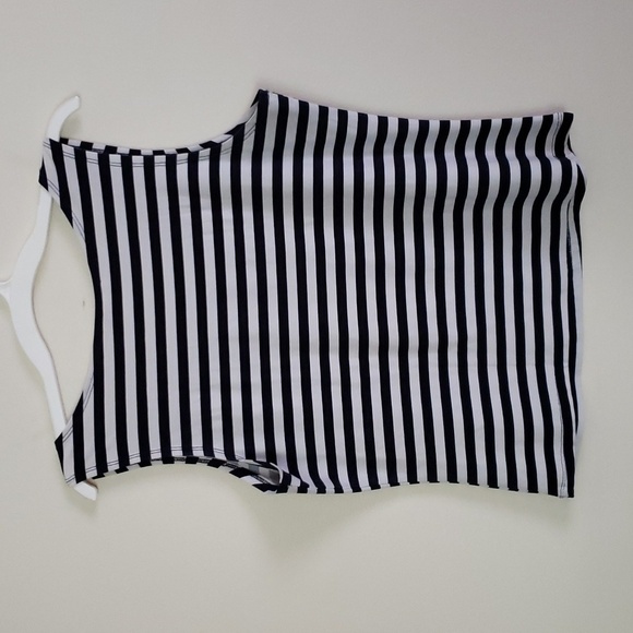 Dressbarn striped summer tank top, coastal nautical vibes, women's medium - Picture 8 of 8